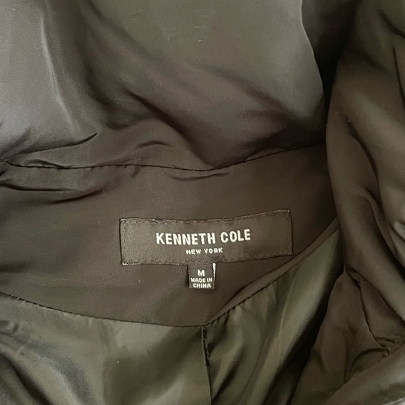 Kenneth Cole black knee length coat - Picture 6 of 8